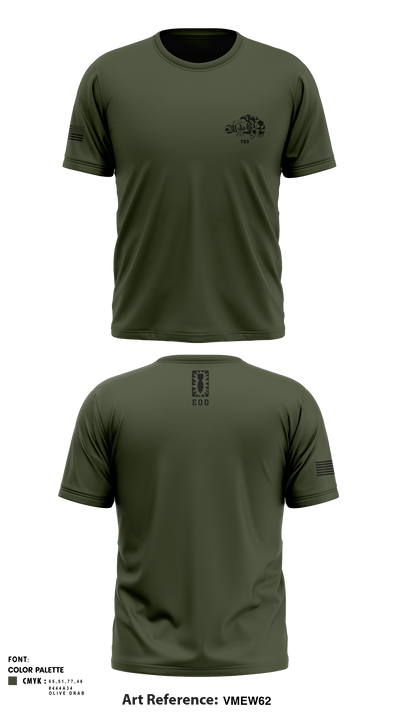 789th EOD 33174238 Short Sleeve Performance Shirt - 6