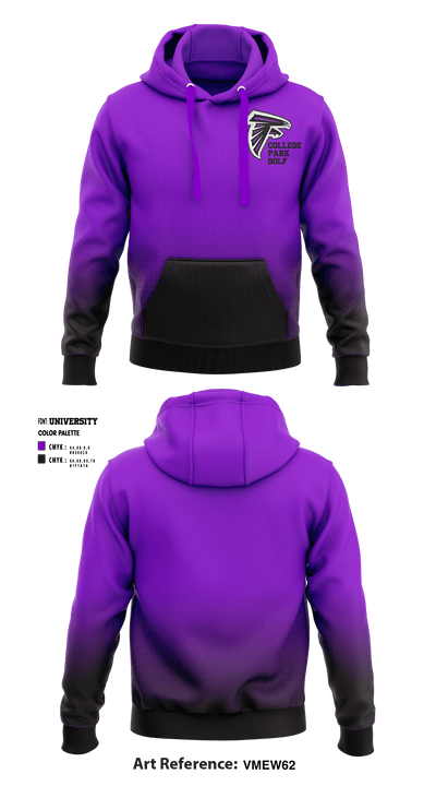 College Park High School Golf 96711215 Hoodie - 1