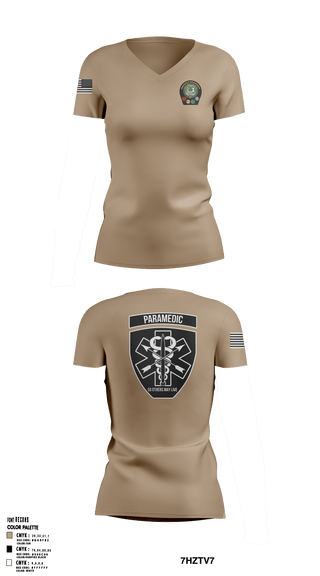Women's Short Sleeve Vneck Shirt, , Fire Department, Teamtime, Team time, sublimation, custom sports apparel, team uniforms, spirit wear, spiritwear, sports uniforms, custom shirts, team store, custom team store, fundraiser sports, apparel fundraiser