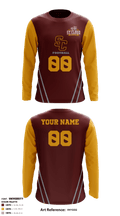 Saint Cloud High School Football 42249478 Long Sleeve Performance Shirt - 2