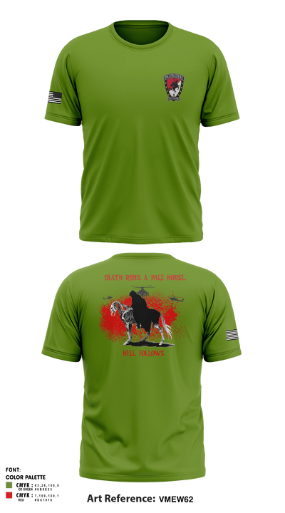 B Troop 6-6 CAV 27154728 Short Sleeve Performance Shirt - 3