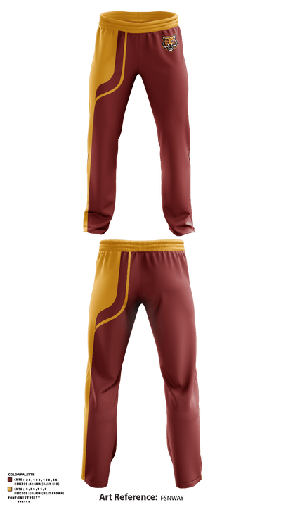 Dooly County High School Track 36521514 Sweatpants - 1