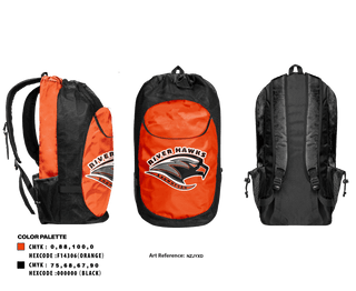 Gear Bag, RiverHawks Wrestling, Wrestling, Teamtime, Team time, sublimation, custom sports apparel, team uniforms, spirit wear, spiritwear, sports uniforms, custom shirts, team store, custom team store, fundraiser sports, apparel fundraiser