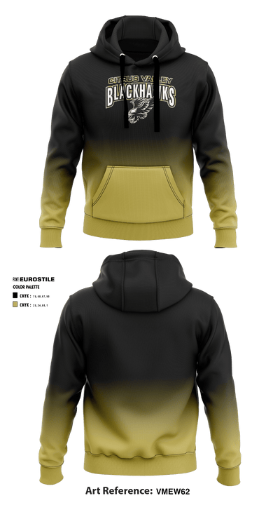 Citrus Valley High School Cross Country 52411621 Hoodie - 2