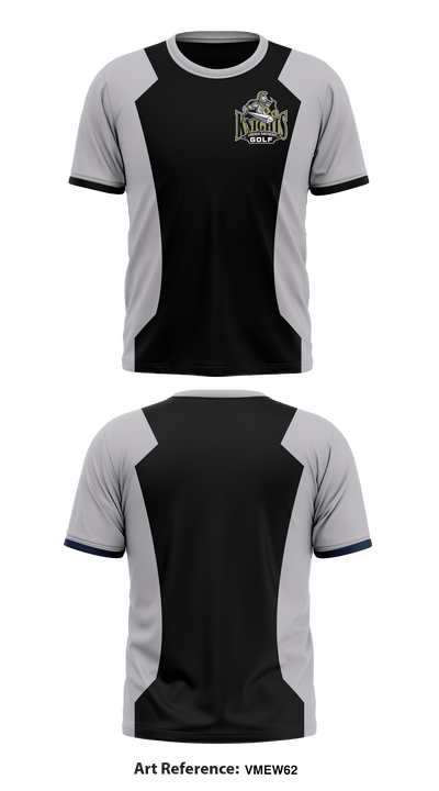 Lincoln Southeast Golf 4849645 Short Sleeve Performance Shirt - 1
