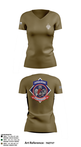 Women's Short Sleeve Vneck Shirt, , Army, Teamtime, Team time, sublimation, custom sports apparel, team uniforms, spirit wear, spiritwear, sports uniforms, custom shirts, team store, custom team store, fundraiser sports, apparel fundraiser