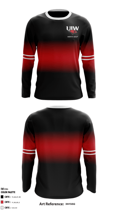 UIW Golf 52916961 Long Sleeve Performance Shirt - 1