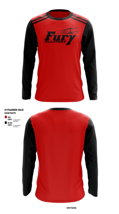 Niles Township Fury 16589920 Long Sleeve Performance Shirt - 1