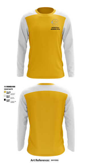 Long Sleeve Performance Shirt, Springfield Shawnee BYSA, Spirit Store, Teamtime, Team time, sublimation, custom sports apparel, team uniforms, spirit wear, spiritwear, sports uniforms, custom shirts, team store, custom team store, fundraiser sports, apparel fundraiser