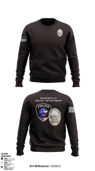 Crew Neck Sweatshirt, , Police, Teamtime, Team time, sublimation, custom sports apparel, team uniforms, spirit wear, spiritwear, sports uniforms, custom shirts, team store, custom team store, fundraiser sports, apparel fundraiser