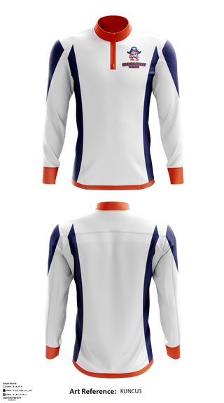 Quarter Zip Jacket, Orange Coast College Cheer, , Teamtime, Team time, sublimation, custom sports apparel, team uniforms, spirit wear, spiritwear, sports uniforms, custom shirts, team store, custom team store, fundraiser sports, apparel fundraiser