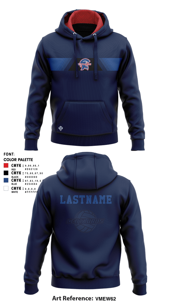 Hoodie, Centaurus HS Warriors Boys Volleyball, Men's Volleyball, Teamtime, Team time, sublimation, custom sports apparel, team uniforms, spirit wear, spiritwear, sports uniforms, custom shirts, team store, custom team store, fundraiser sports, apparel fundraiser