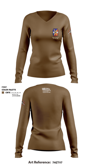 Women's Long Sleeve Vneck Shirt, , National Guard, Teamtime, Team time, sublimation, custom sports apparel, team uniforms, spirit wear, spiritwear, sports uniforms, custom shirts, team store, custom team store, fundraiser sports, apparel fundraiser