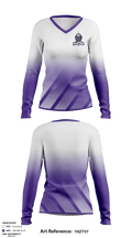 Mile High Elites FC 3524379 Women's Long Sleeve V-neck Shirt - 7