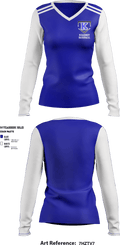 Kearney Baseball 96260760 Women's Long Sleeve V-neck Shirt - 1