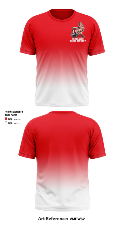 Immokalee High School Cross Country 58993736 Short Sleeve Performance Shirt - 1