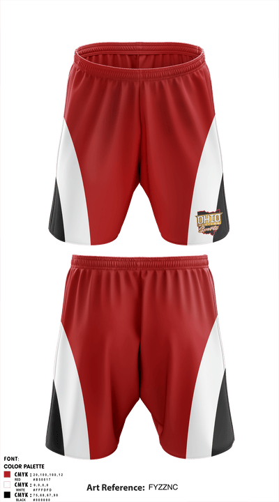 SW Ohio Sports 29211891 Athletic Shorts With Pockets - 1