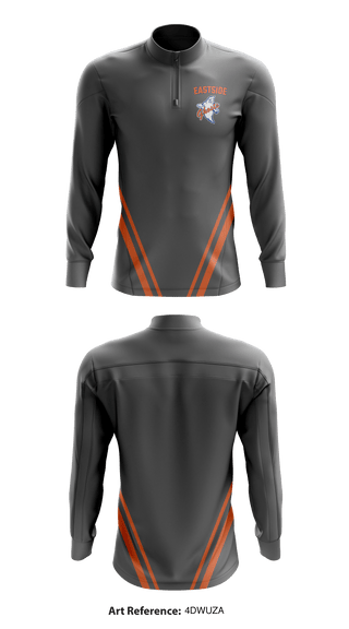 Quarter Zip Jacket, Eastside High School, School Spirit Store, Teamtime, Team time, sublimation, custom sports apparel, team uniforms, spirit wear, spiritwear, sports uniforms, custom shirts, team store, custom team store, fundraiser sports, apparel fundraiser