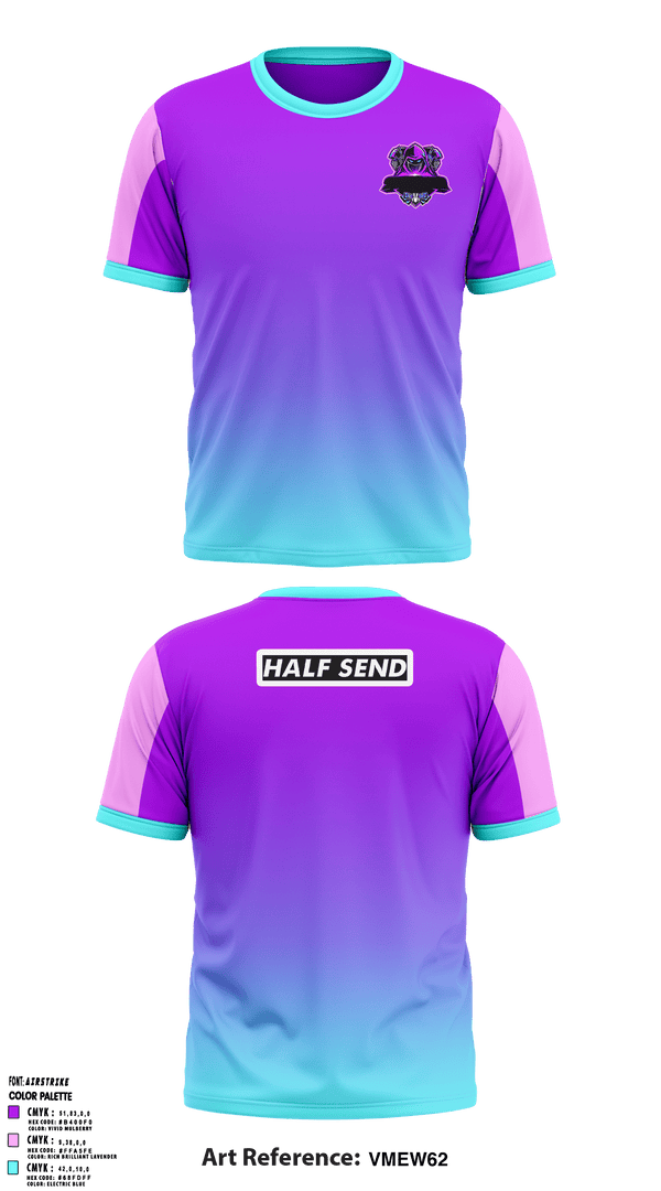 Short Sleeve Performance Shirt, Half Senders, E-Sports, Teamtime, Team time, sublimation, custom sports apparel, team uniforms, spirit wear, spiritwear, sports uniforms, custom shirts, team store, custom team store, fundraiser sports, apparel fundraiser