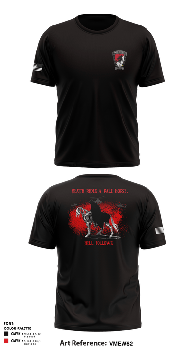B Troop 6-6 CAV 27154728 Short Sleeve Performance Shirt - 2