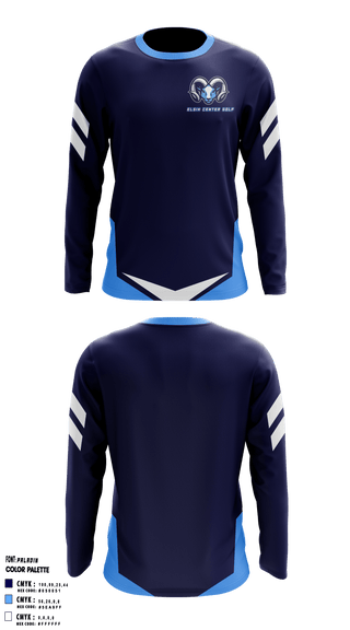 Long Sleeve Performance Shirt, Elsik Ninth Grade Center Golf, Golf, Teamtime, Team time, sublimation, custom sports apparel, team uniforms, spirit wear, spiritwear, sports uniforms, custom shirts, team store, custom team store, fundraiser sports, apparel fundraiser