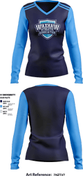 Waxhaw Athletic Association 47172506 Women's Long Sleeve V-neck Shirt - 1