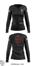 3rd PLT Diablos 55800262 Women's Long Sleeve V-neck Shirt - 1