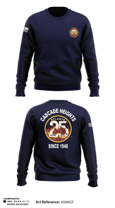 AFRD Company 25 95984984 Crew Neck Sweatshirt - 3