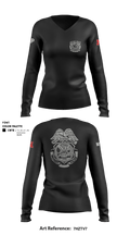 1057th MP CO. 88683040 Women's Long Sleeve V-neck Shirt - 1