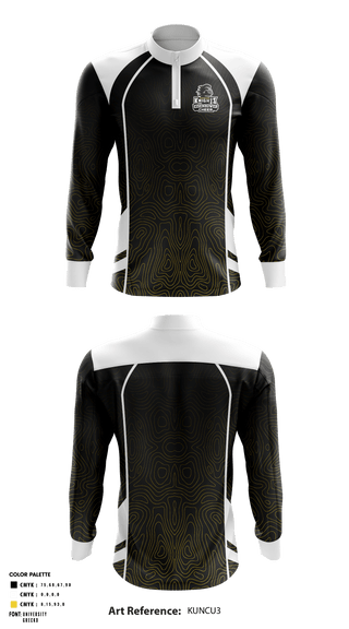 Quarter Zip Jacket, Eisenhower Middle School Cheer, School Spirit Store, Teamtime, Team time, sublimation, custom sports apparel, team uniforms, spirit wear, spiritwear, sports uniforms, custom shirts, team store, custom team store, fundraiser sports, apparel fundraiser