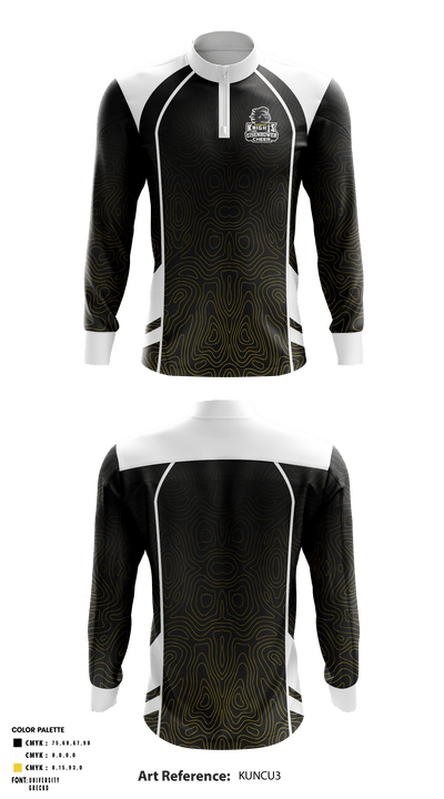 Eisenhower Middle School Cheer 43051739 Quarter Zip Jacket - 1