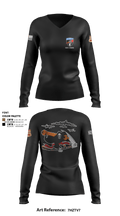 DET 1 HHB 1-258 FA 53026812 Women's Long Sleeve V-neck Shirt - 3