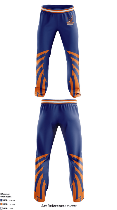 Virginia State Trojans 14558954 Sweatpants - 1