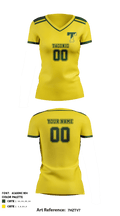 Taconic High School Volleyball 26091009 Women's Short Sleeve V-neck Shirt - 3