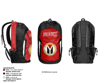 Gear Bag, Swain Basketball Academy, Men's Basketball, Teamtime, Team time, sublimation, custom sports apparel, team uniforms, spirit wear, spiritwear, sports uniforms, custom shirts, team store, custom team store, fundraiser sports, apparel fundraiser
