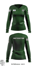 United States Army Sniper School 63269344 Women's Long Sleeve V-neck Shirt - 1 (1)