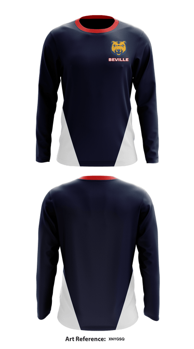 Beville Middle Schoo 72263658 Long Sleeve Shooting Shirt - 1