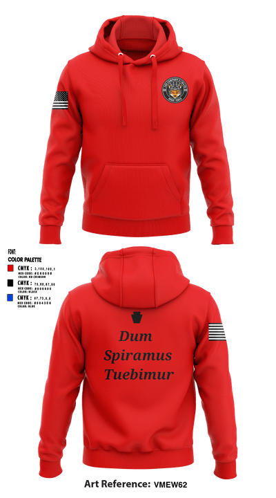 Fox company 2/104th avn 96762502 Hoodie - 2