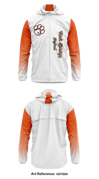 Rock Springs Softball 52347054 Windbreaker - 1