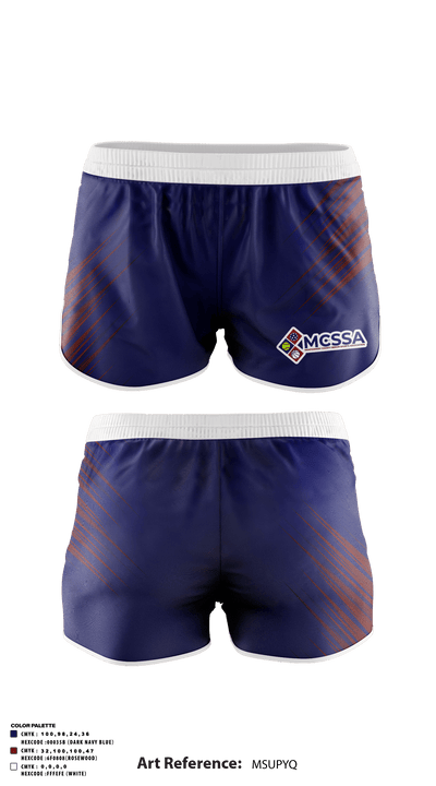 Softball-Montgomery County Senior Sports Association 21472162 Track Shorts - 1