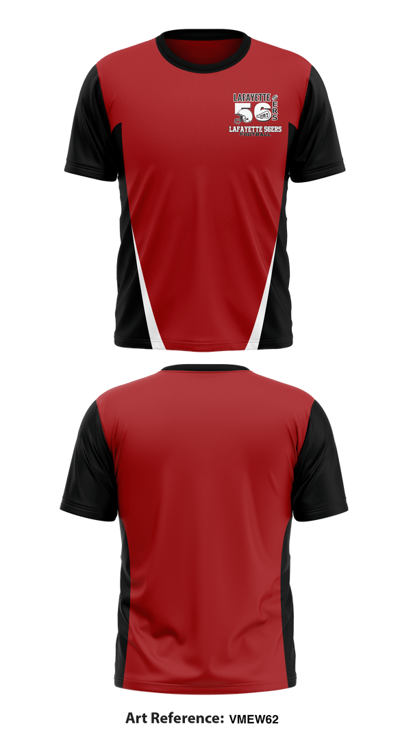 Short Sleeve Performance Shirt, Lafayette 56Ers, Football, Teamtime, Team time, sublimation, custom sports apparel, team uniforms, spirit wear, spiritwear, sports uniforms, custom shirts, team store, custom team store, fundraiser sports, apparel fundraiser