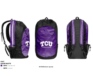 Gear Bag, TCU Equestrian, School Spirit Store, Teamtime, Team time, sublimation, custom sports apparel, team uniforms, spirit wear, spiritwear, sports uniforms, custom shirts, team store, custom team store, fundraiser sports, apparel fundraiser