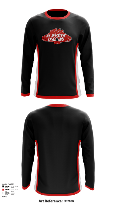 A1RockOut Training 96332002 Long Sleeve Performance Shirt - 3