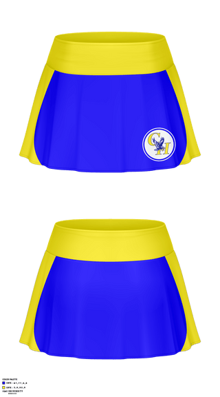 Skort, Cleveland Hill High School Cheer, , Teamtime, Team time, sublimation, custom sports apparel, team uniforms, spirit wear, spiritwear, sports uniforms, custom shirts, team store, custom team store, fundraiser sports, apparel fundraiser