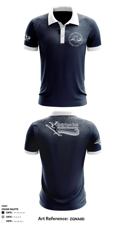 Velocity Dance Team 59959409 Short Sleeve Performance Polo - 1