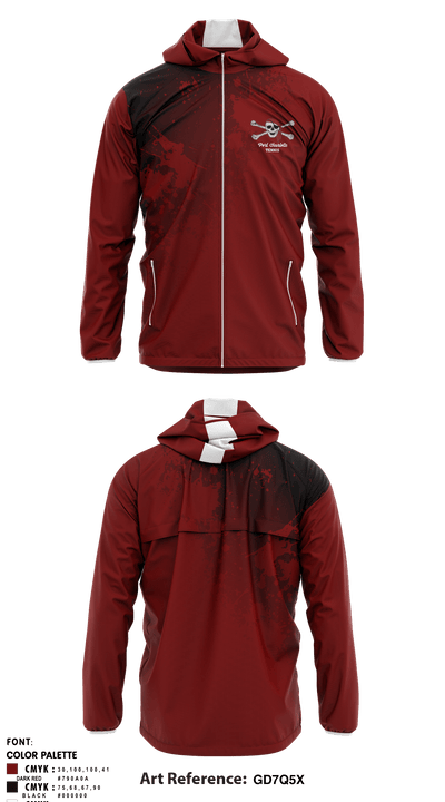 Port Charlotte High School Tennis 8564501 Windbreaker - 1
