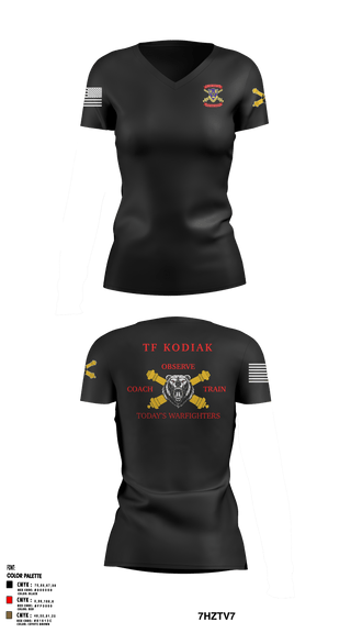 Women's Short Sleeve Vneck Shirt, , Army, Teamtime, Team time, sublimation, custom sports apparel, team uniforms, spirit wear, spiritwear, sports uniforms, custom shirts, team store, custom team store, fundraiser sports, apparel fundraiser