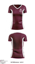 Concord High School Cheer 35438059 Women's Short Sleeve V-neck Shirt - 1