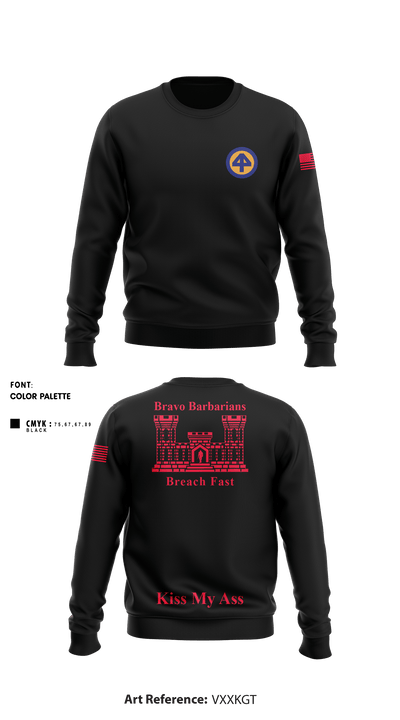 B 104th 82799853 Crew Neck Sweatshirt - 5