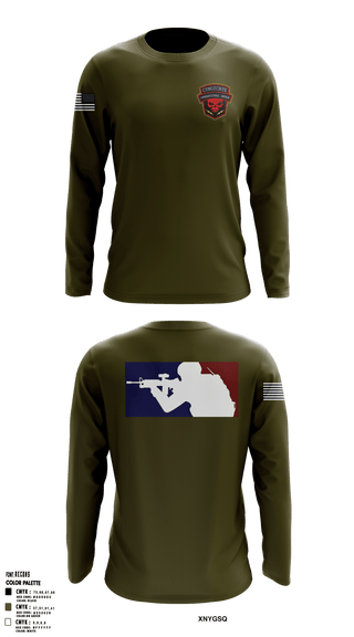 Long Sleeve Performance Shirt, Cyndicate Operational Group, E-Sports, Teamtime, Team time, sublimation, custom sports apparel, team uniforms, spirit wear, spiritwear, sports uniforms, custom shirts, team store, custom team store, fundraiser sports, apparel fundraiser